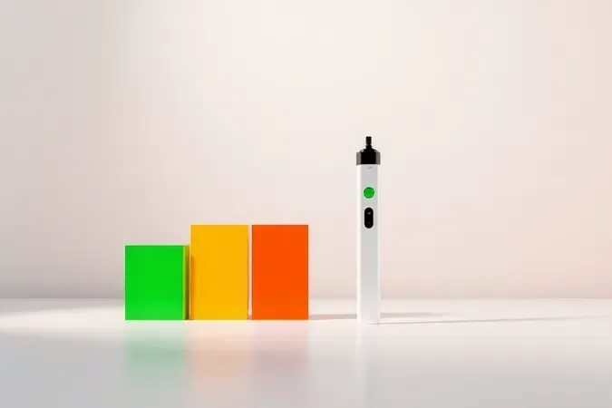 Renderização 3D conceitual de categorias de segurança elétrica com formas geométricas coloridas ao lado de detector de tensão.