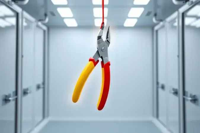 Alicate isolado em ambiente de laboratório simbolizando certificação de segurança elétrica VDE