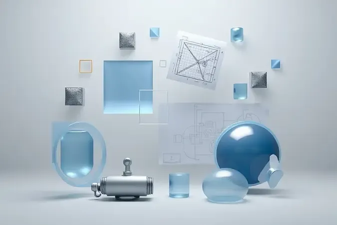 Render 3D conceitual com elementos de especificações e critérios técnicos para escolha de betoneira