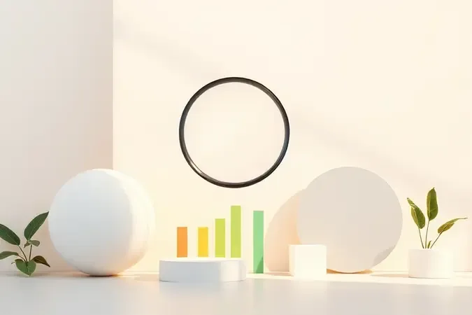 Composição conceitual 3D representando critérios de escolha para inversor solar