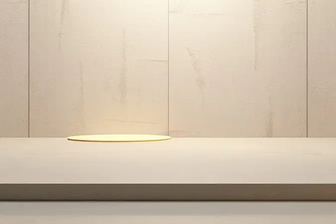 Render 3D conceitual mostrando diferentes texturas e tipos de argamassa, representando as classificações ACI, ACII e Sobreposição Overcoll.