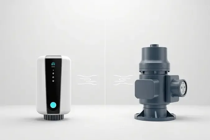 Comparação visual entre pressurizador de água e bomba d'água com destaque para suas diferenças funcionais
