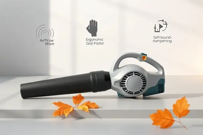 Fatores essenciais para considerar antes de comprar um soprador de folhas incluindo potencia ergonomia e nivel de ruido