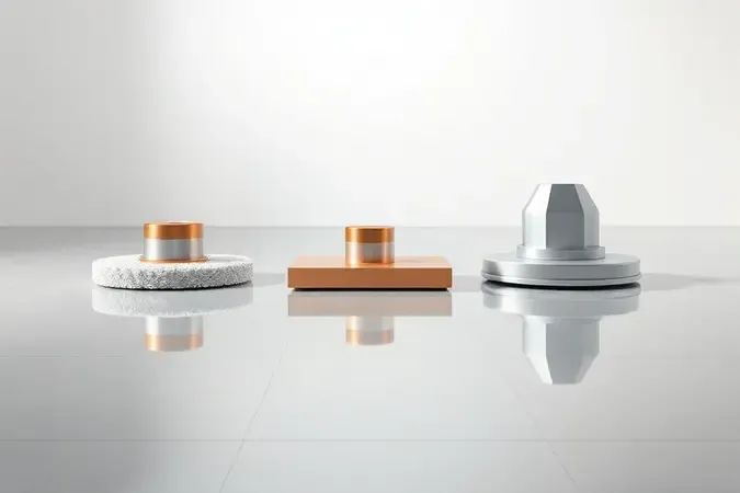 Renderização 3D conceitual de funcionalidades essenciais de limpeza com módulos geométricos sobre piso espelhado.