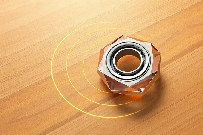 Visualização conceitual do movimento orbital de lixamento com trajetórias circulares sobrepostas sobre superfície de madeira clara