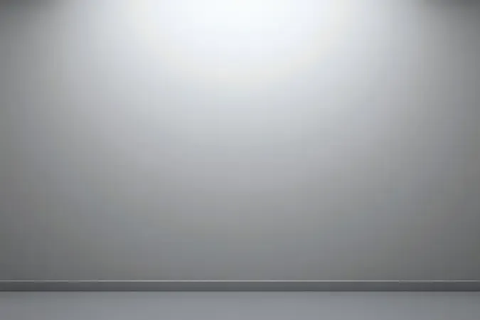 Cena 3D de parede limpa com indicadores visuais de segurança em tons âmbar marcando posição de fios elétricos e canos ocultos