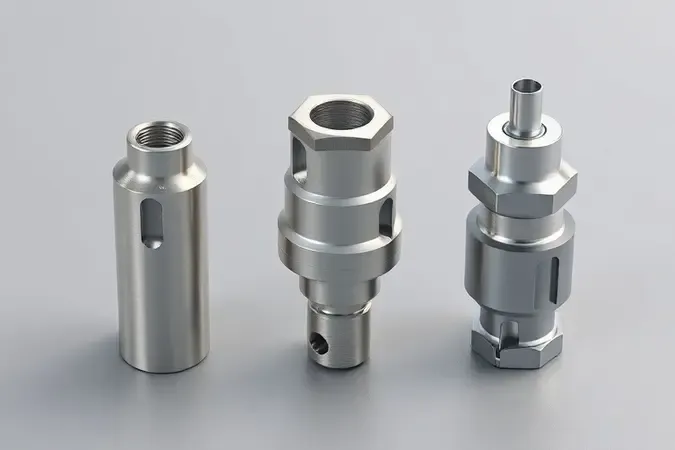 Comparação visual dos tipos de encaixe de brocas para concreto: cilíndrico, hexagonal e SDS Plus em renderização 3D.